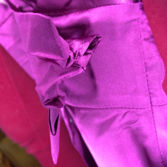 Wet Seal Silky Maroon/Purple Tube Top (XS) - Picture 3 of 3